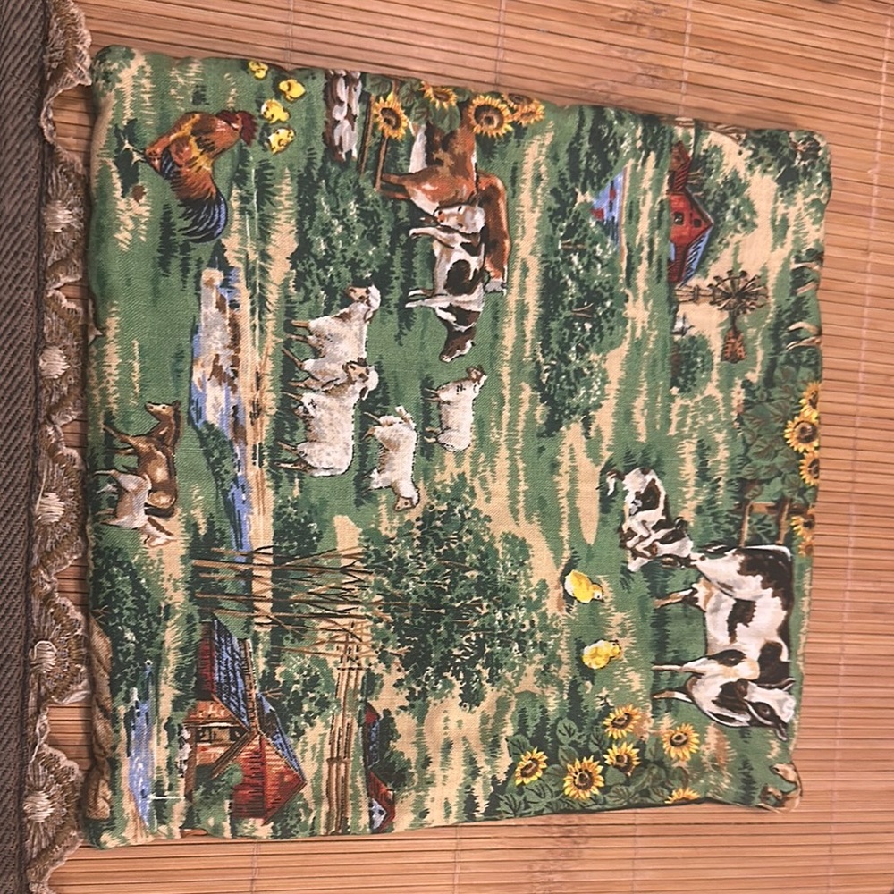 Farm Animal Print Decorative Pot Holder